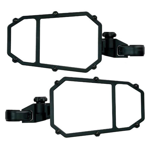 ATV/UTV Tek Elite Series 2 UTV Side Mirrors w/ Blindspot & Dual Axis Breakaway, Pair