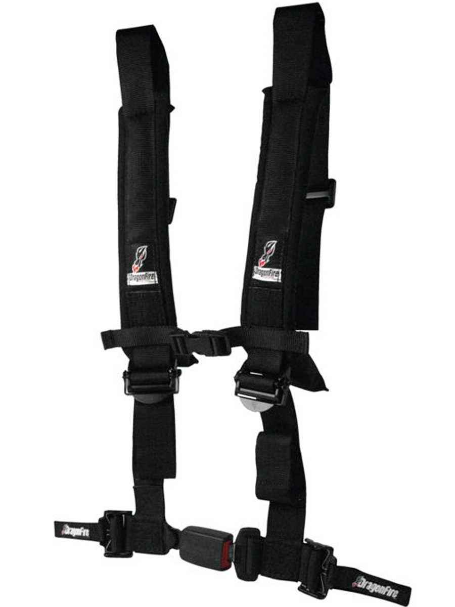 DragonFire Racing 4.2 EZ Adjust H-Style Black Harness