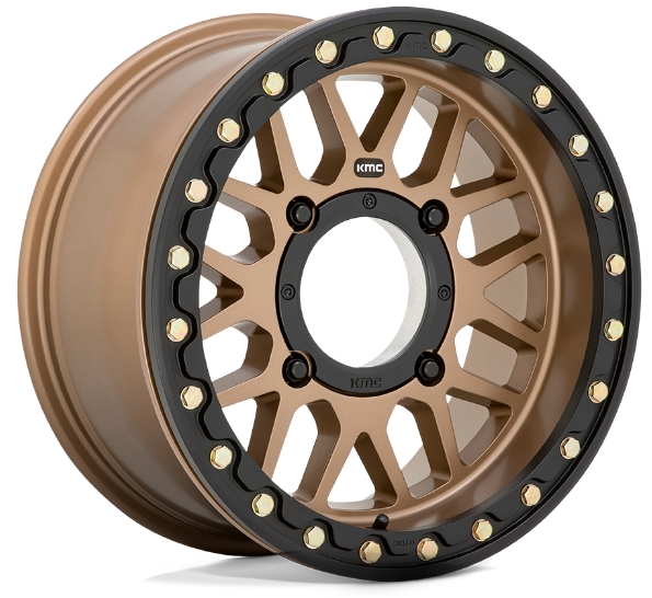 KMC KS235 Grenade Bronze Beadlock 15x7 4/156 +10mm 