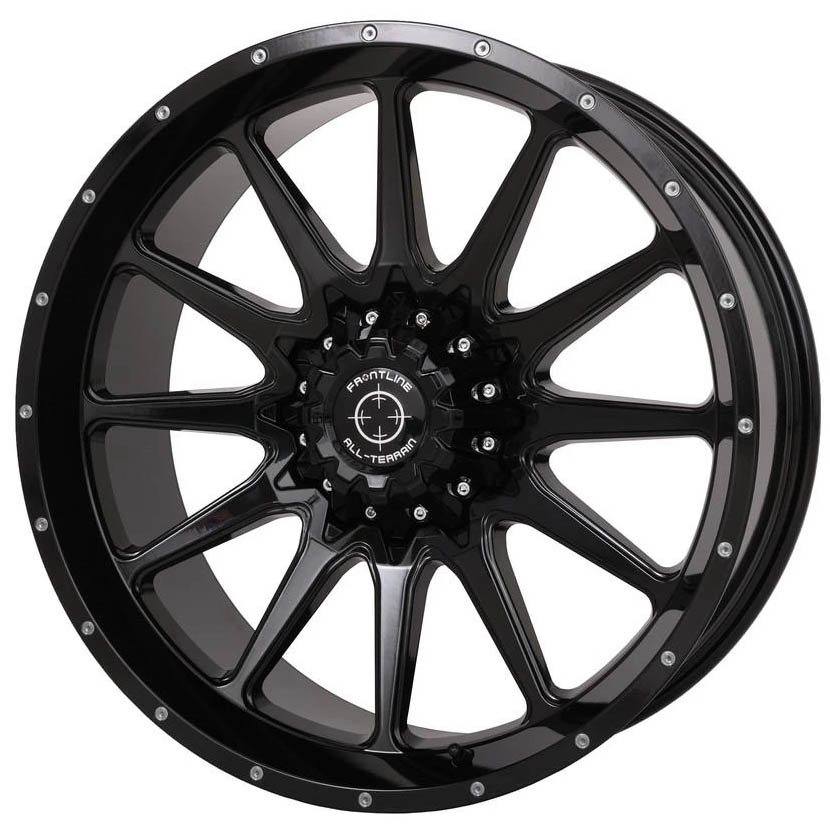 Frontline 762 Gloss Black Wheel