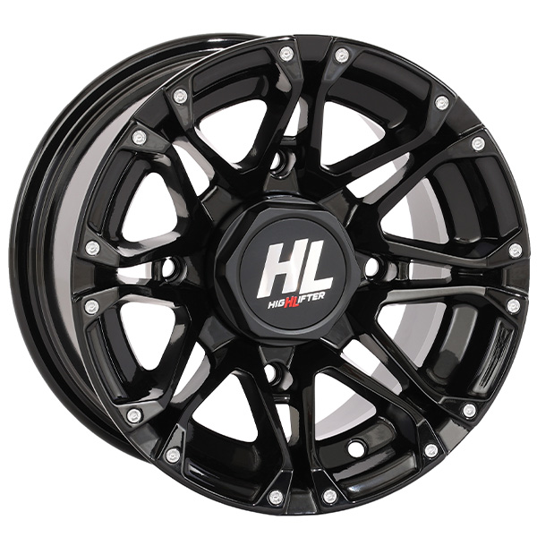 High Lifter HL3 Gloss Black 12x7 2+5 Wheel