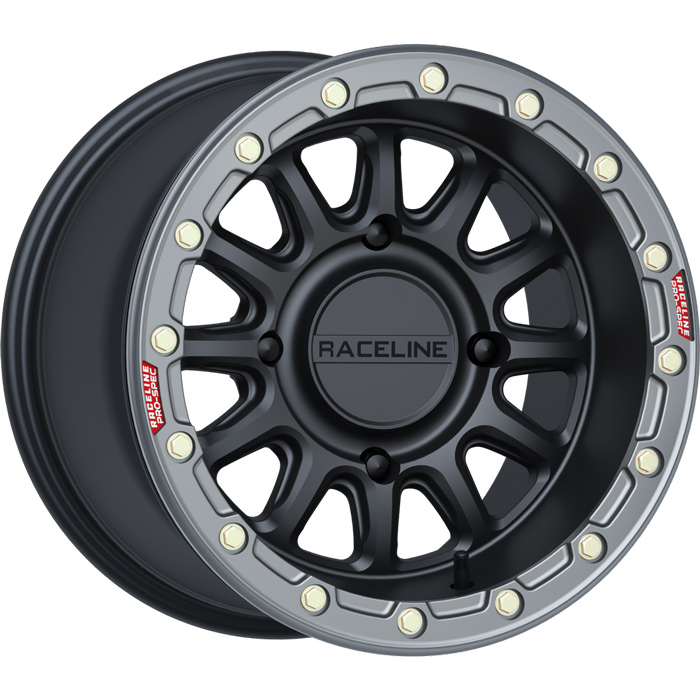 Raceline Alpha Black 4-LUG 15x10 5+5 Wheel