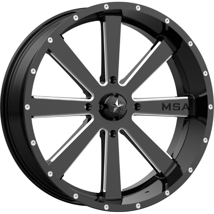 MSA Flash 22x7 3.5+3.5 Wheel
