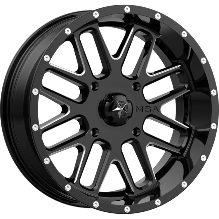 MSA Bandit 18x7 3.5+3.5 Wheel