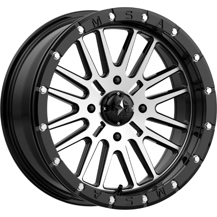 MSA M37 Brute 18x7 4+3 Wheel