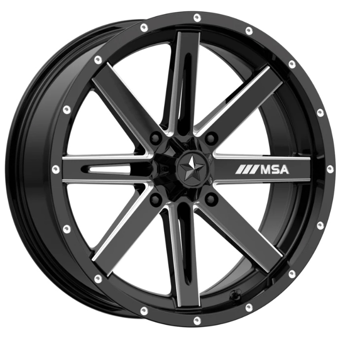 MSA M41 Boxer 18x7 4+3 Wheel