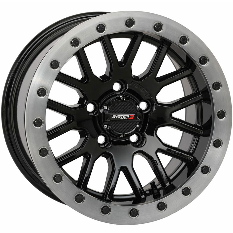 System 3 SB9 Black Gray Wheel