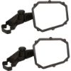 ATV/UTV Tek 'Elite Series 1' UTV Side Mirrors with Dual Axis Breakaway, Pair