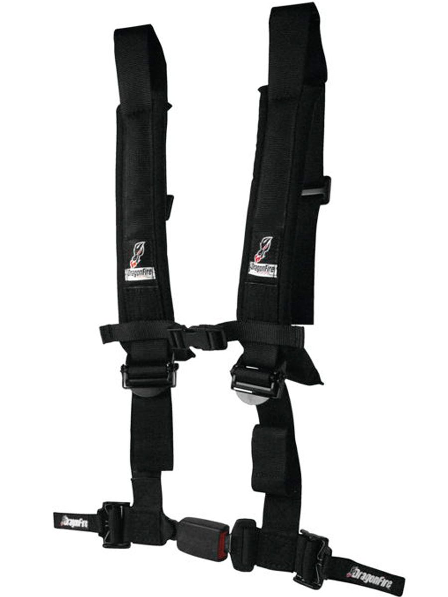 DragonFire Racing 4.2 EZ Adjust H-Style Black Harness