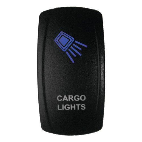 DragonFire Racing Laser-Etched Dual LED Switch, Cargo Light, Blue