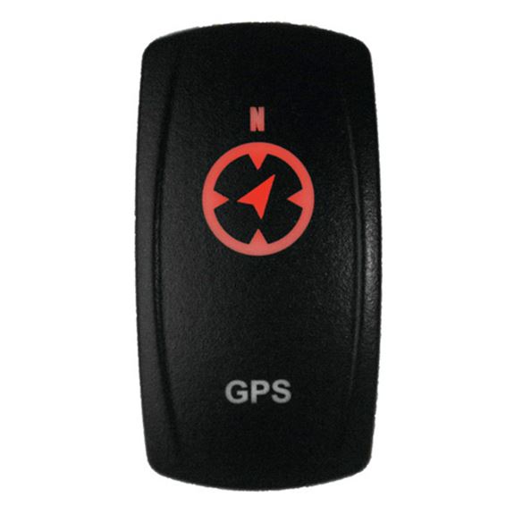 DragonFire - DragonFire Racing Laser-Etched Dual LED Switch, GPS