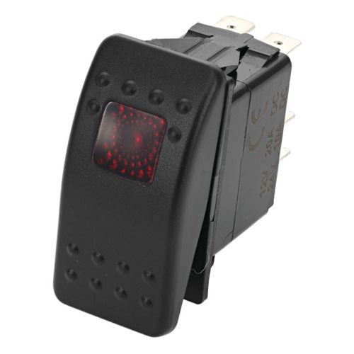 DragonFire Racing On/Off Red Light Rocker Switch