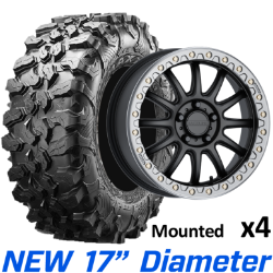 Maxxis Carnivore 17" Pkg Maxxis Carnivore Tire Wheel Package
