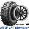 Maxxis Carnivore 17" Pkg Maxxis Carnivore Tire Wheel Package