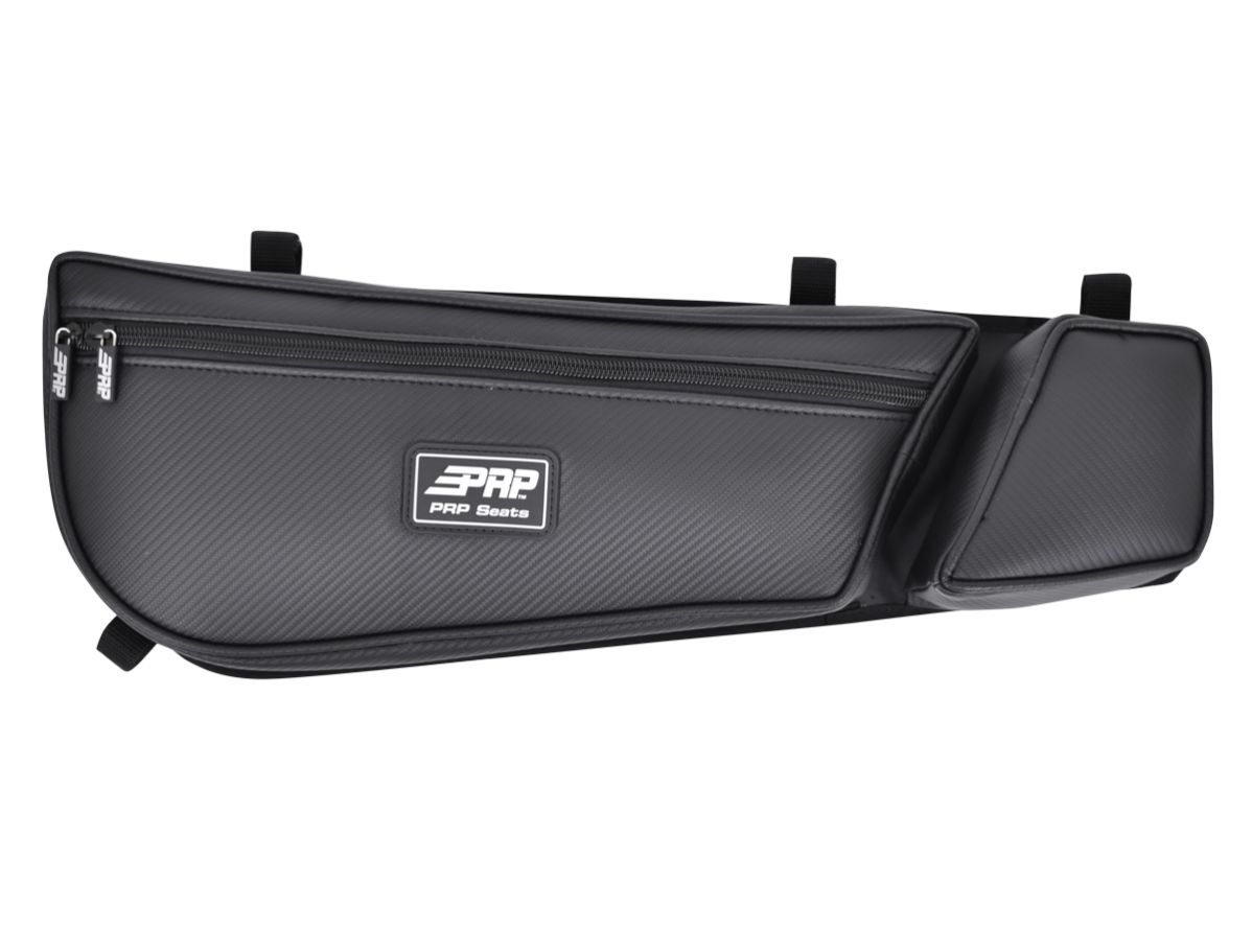 PRP Maverick X3 Door Bags with Knee Pads - Black Piping