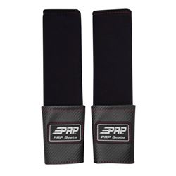 PRP Seatbelt Pads with Pocket - Red Piping