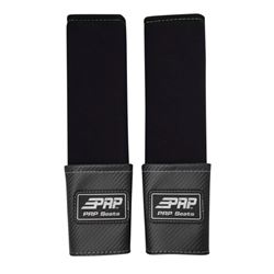PRP Seatbelt Pads with Pocket - White Piping