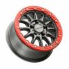 Raceline Alpha Gunmetal w/ Red 5-Lug Beadlock Wheel - 