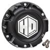 STI HD7 HD8 HD9 Matte Black Center Caps 4/137- 4/156 - 2 pack 