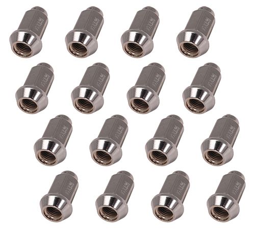 Taper Chrome Lug Nuts 10mm x 1.25 - 16 pcs 
