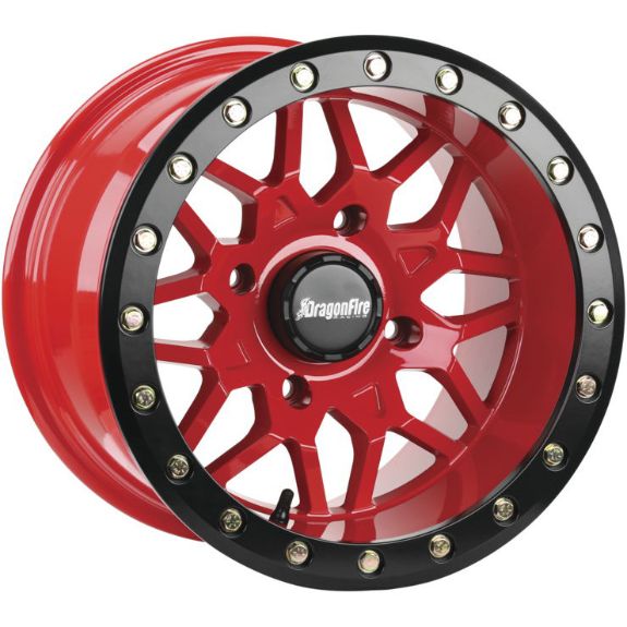 DragonFire Typhon Red 15x10 5+5 Wheel