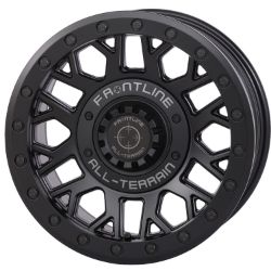 Frontline 454 Matte Black 15x7 4+3 Wheel