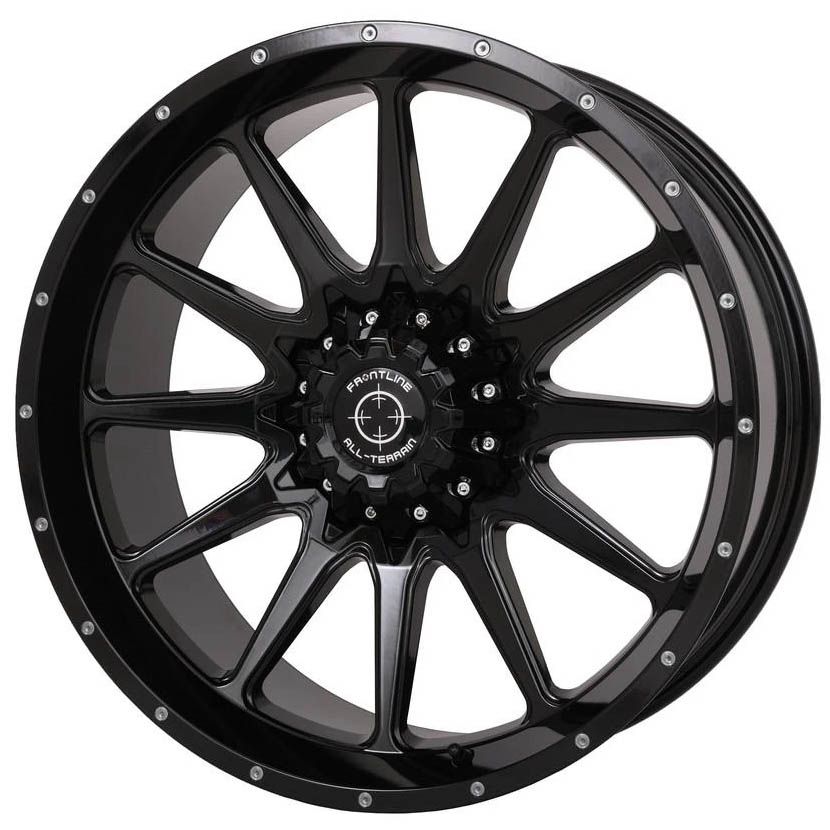 Frontline 762 Gloss Black Wheel