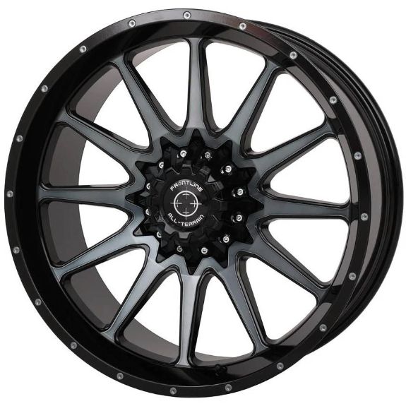 Frontline 762 Dark Tint 15x7 4+3 Wheel