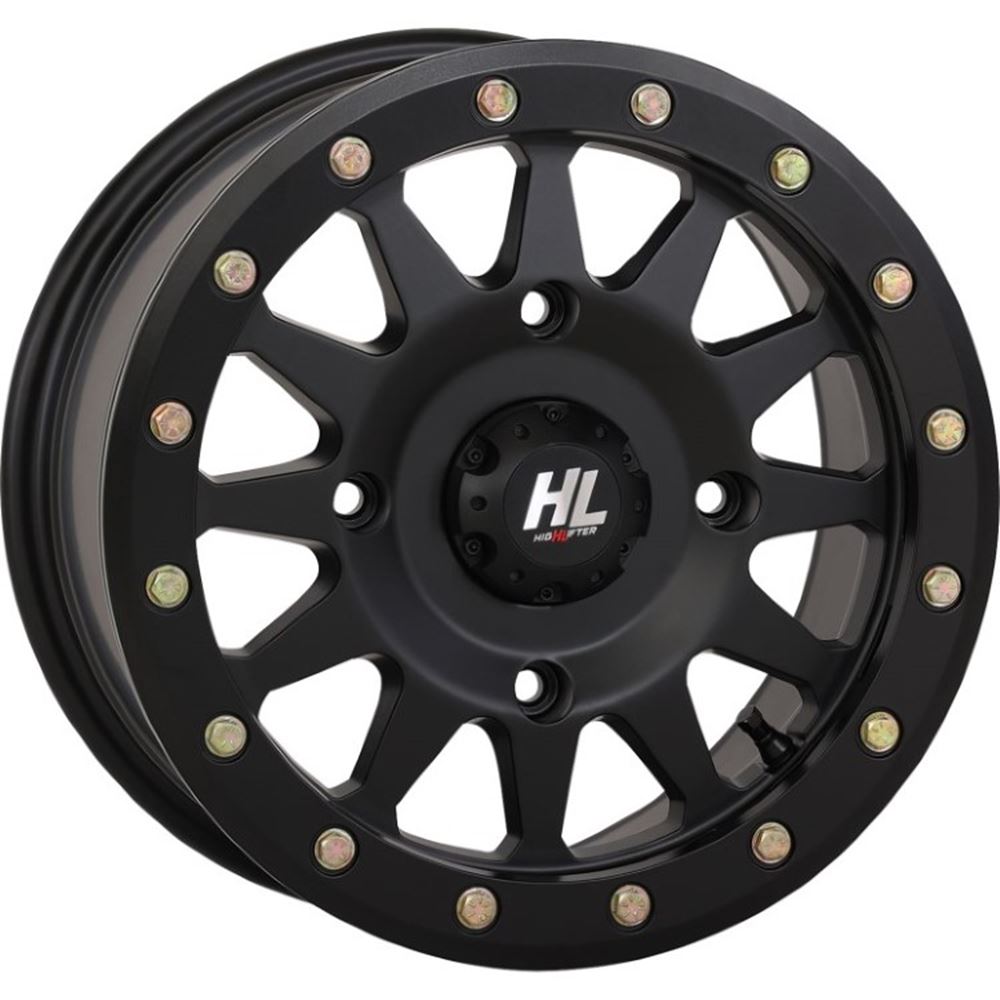 High Lifter HDA1 Black 15x7 5+2 Wheel