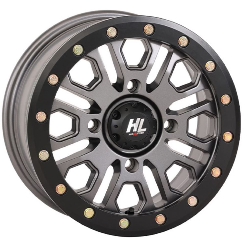 High Lifter HL23 Gunmetal 15x7 5+2 Wheel