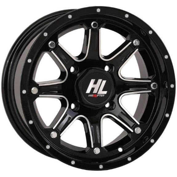 High Lifter HL4 Gloss Black 14x7 5+2 Wheel