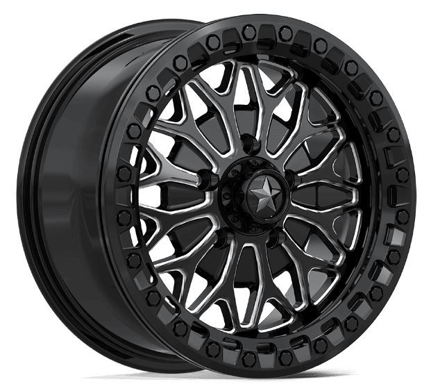 MSA M53 Bolo Gloss Black Milled Wheel