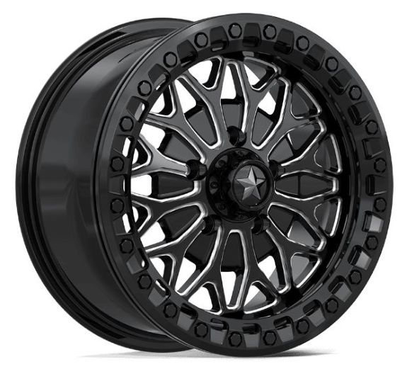 MSA M53 Bolo Gloss Black Milled Wheel