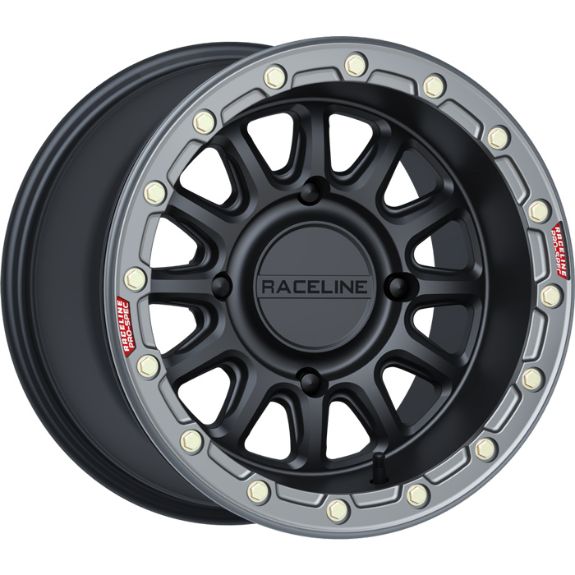 Raceline Alpha Black 4-LUG 15x10 5+5 Wheel
