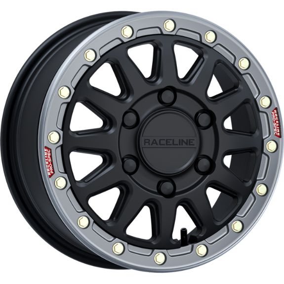 Raceline Alpha Black 6-LUG 15x6.5 6.5+.5 Wheel