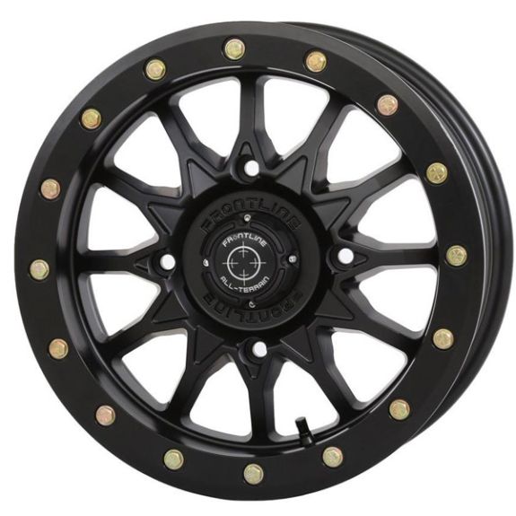 Frontline 223 Black 15x7 4+3 Wheel