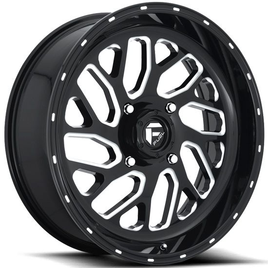 Fuel Triton D581 18x7 4+3 Wheel