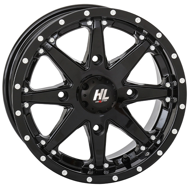 High Lifter HD10 Gloss Black 15x7 5+2 Wheel