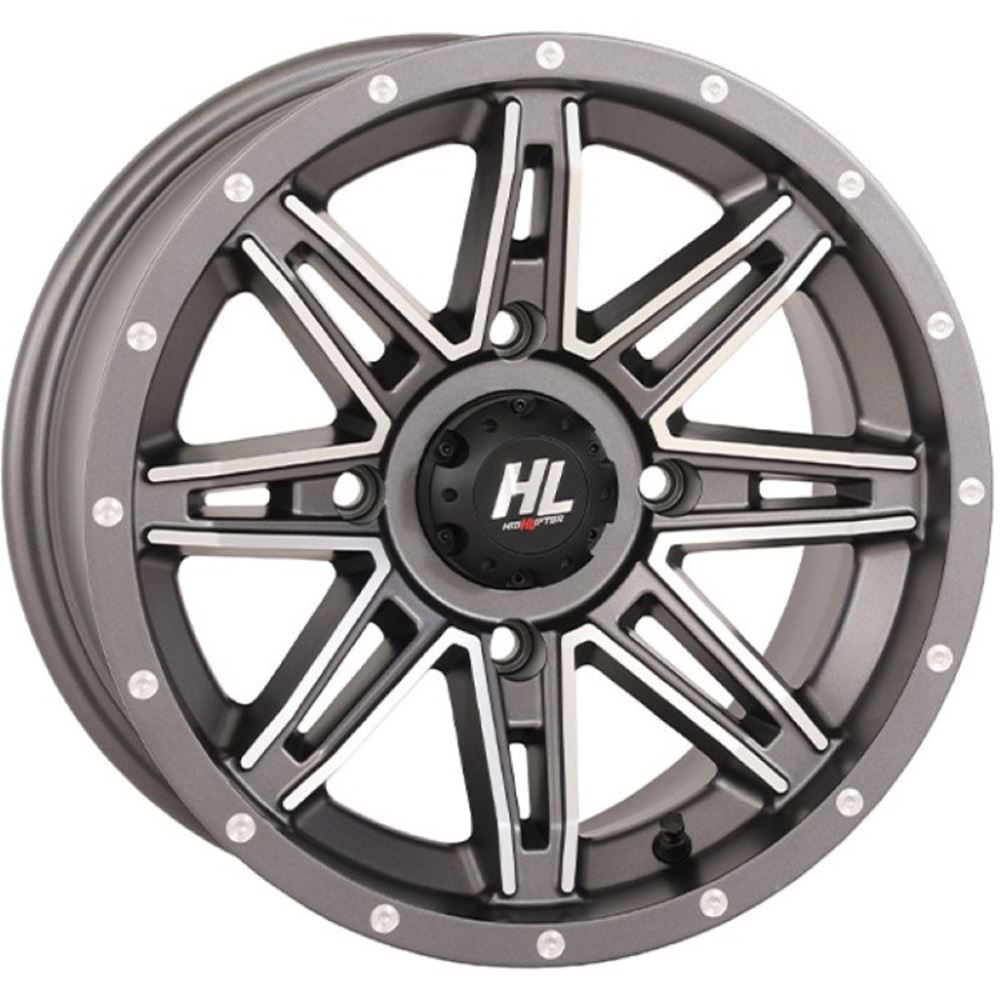 High Lifter HL22 Gunmetal 14x7 4+3 Wheel