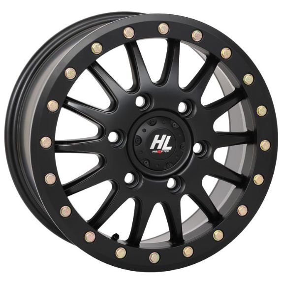 High Lifter HL24 Black 15x7 5+2 Wheel