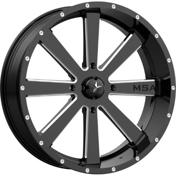 MSA Flash 22x7 3.5+3.5 Wheel