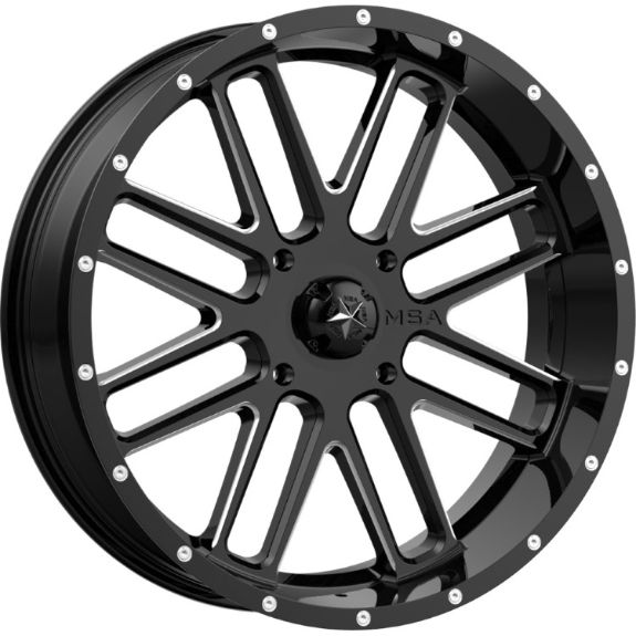 MSA Bandit 22x7 3.5+3.5 Wheel