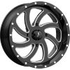 MSA Switch Milled 18x7 3.5+3.5 Wheel