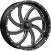 MSA Switch Milled 22x7 3.5+3.5 Wheel