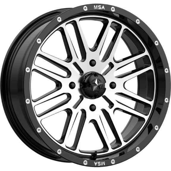MSA M38 Brute 18x7 4+3 Wheel