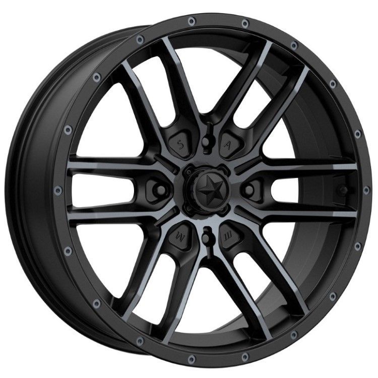 MSA M43 Fang 18x7 4+3 Wheel