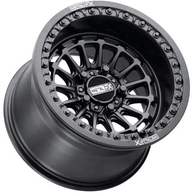 Metal FX Delta R Black 15x10 5+5 Wheel
