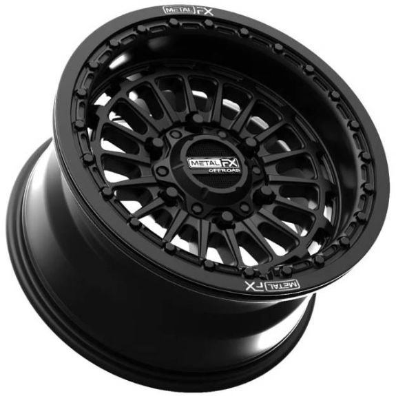 Metal FX Delta R Black 15x10 5+5 Wheel