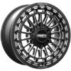 Metal FX Delta R Black Contrast Cut 15x7 5+2 Wheel