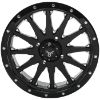 Quadboss Wagon Black 18x7 5+2 Wheel